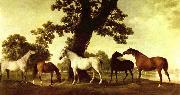 George Stubbs Pferde in einer Landschaft France oil painting artist